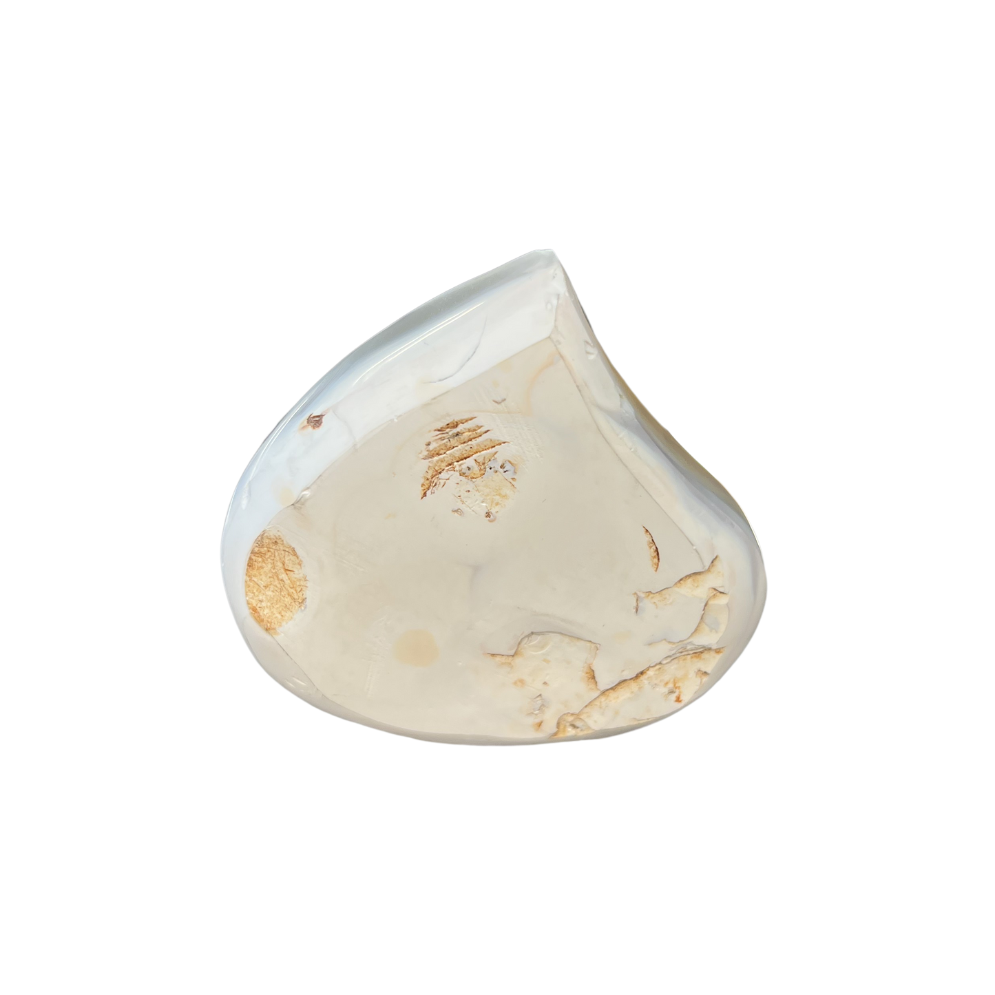Agate Druzy Flame 2.5"