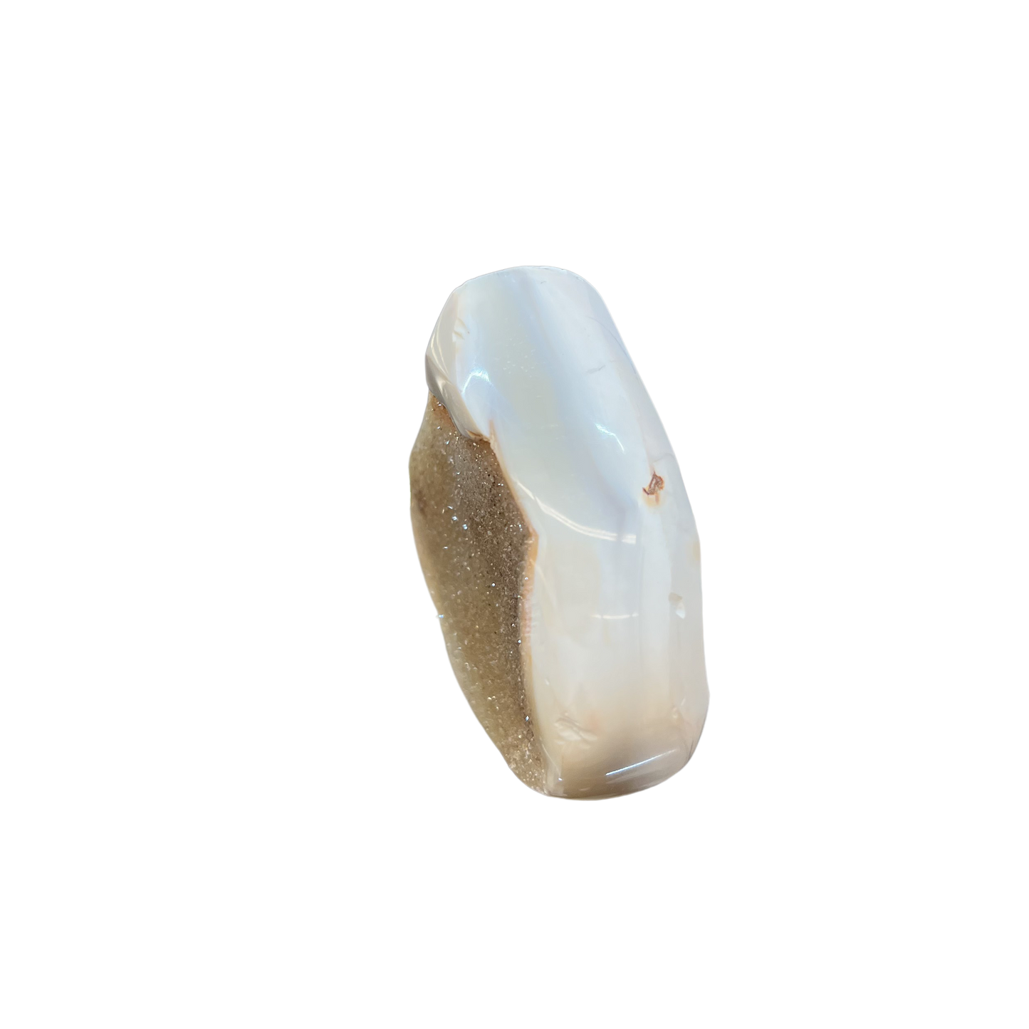 Agate Druzy Flame 2.5"