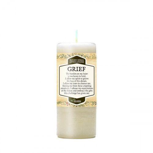 grief affirmation candle