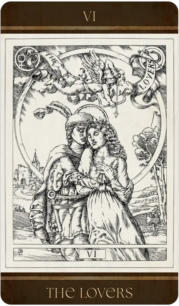 the lovers card