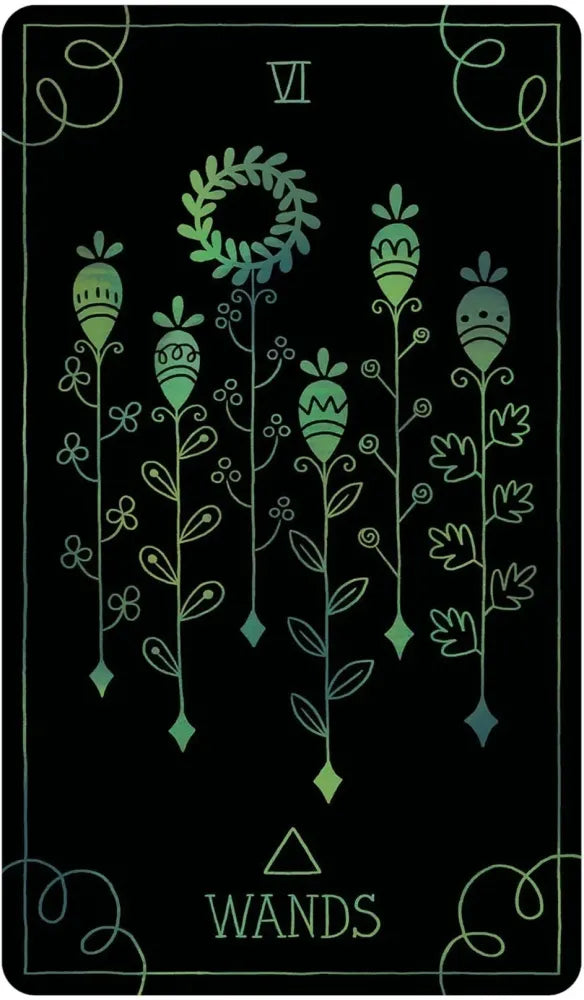 6 of wands card