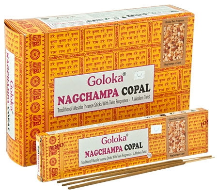 goloka nagchampa copal incense 15g