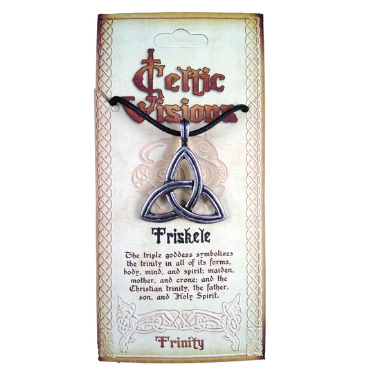 triquetra pewter necklace