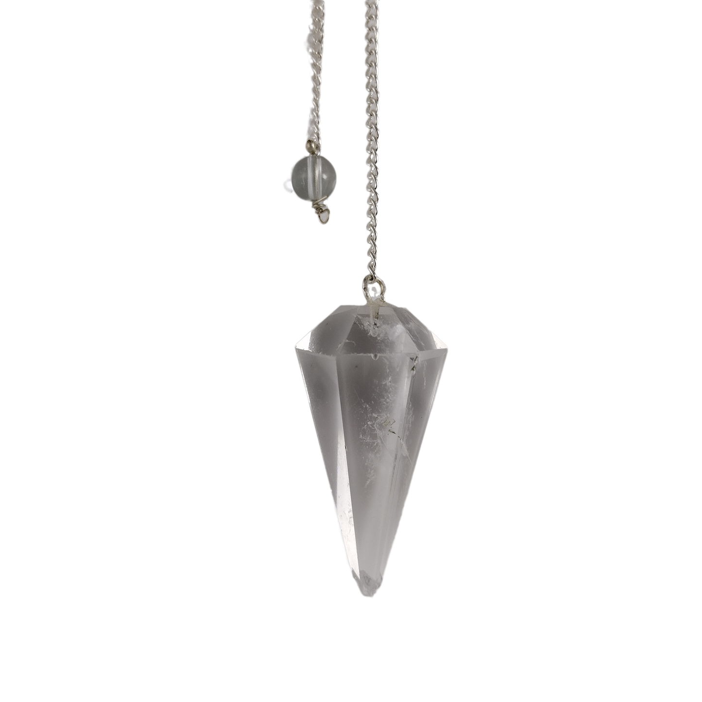 clear quartz pendulum