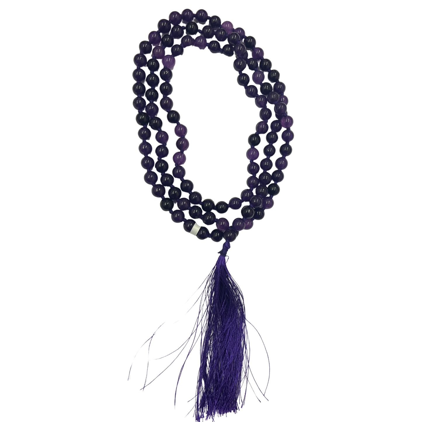 Stone Mala Prayer Beads - Amethyst