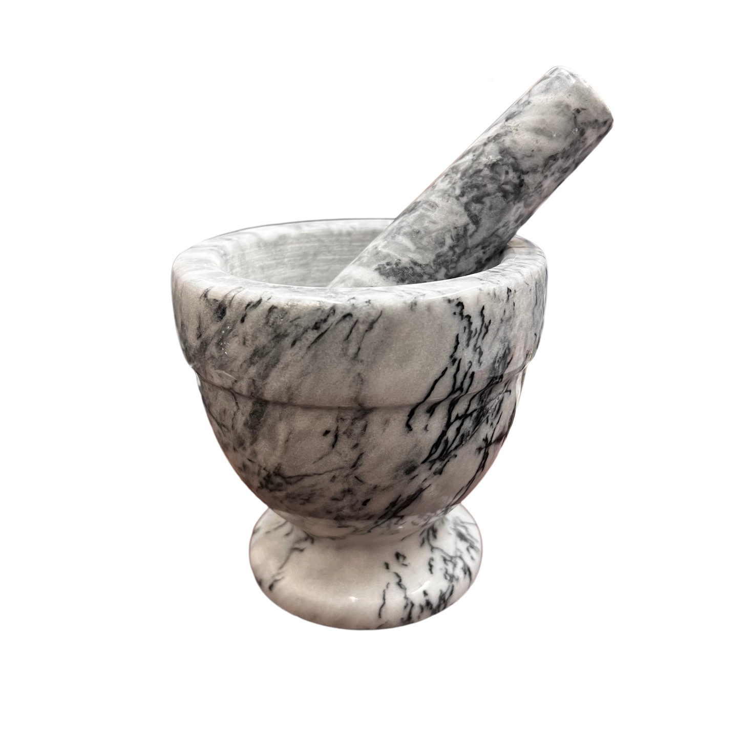 Mortar & Pestle - White Marble