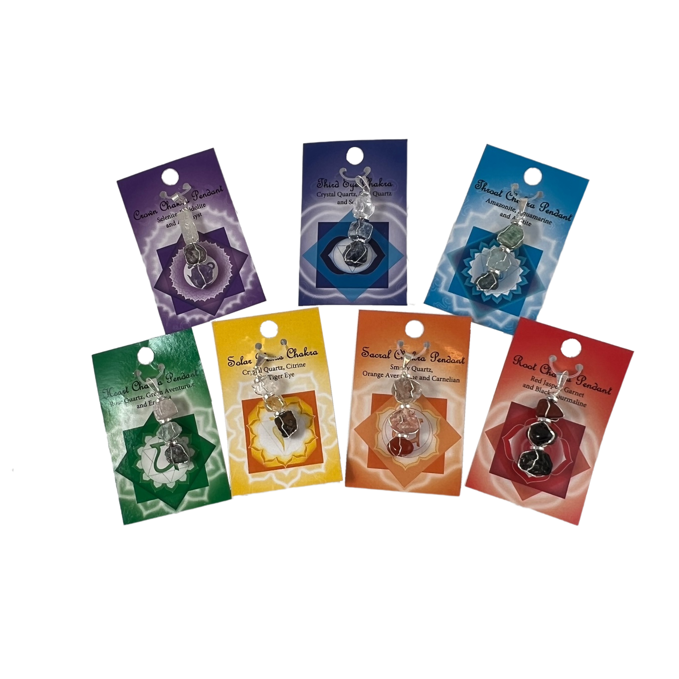 chakra pendant for each chakra