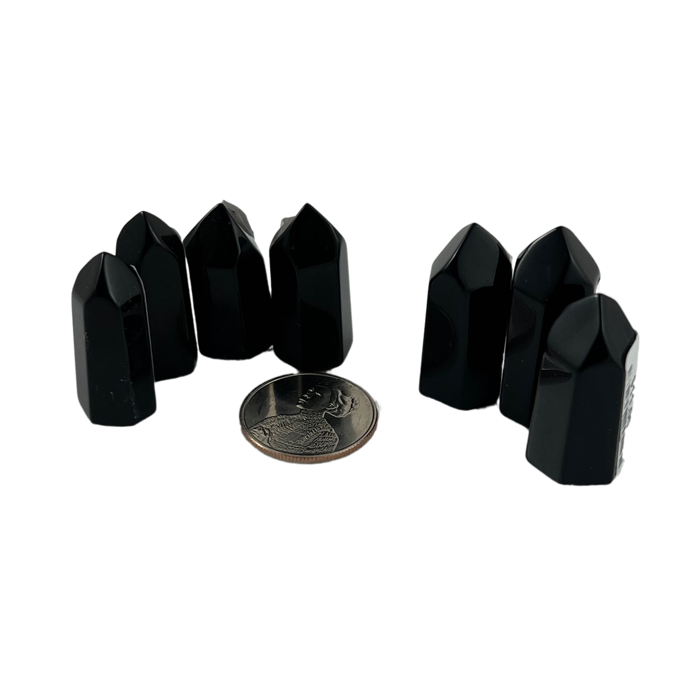 obsidian points small
