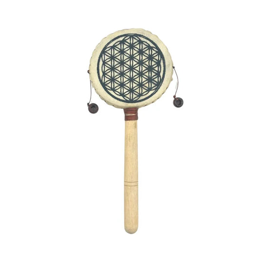 Flower of Life Spinning Drum