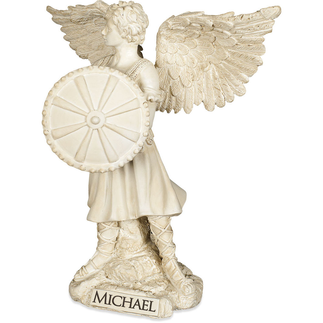 Archangel Michael 7" Statue side