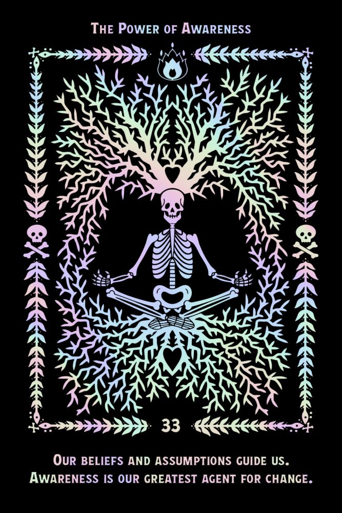 the power of awareness card