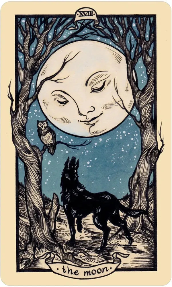 the moon card