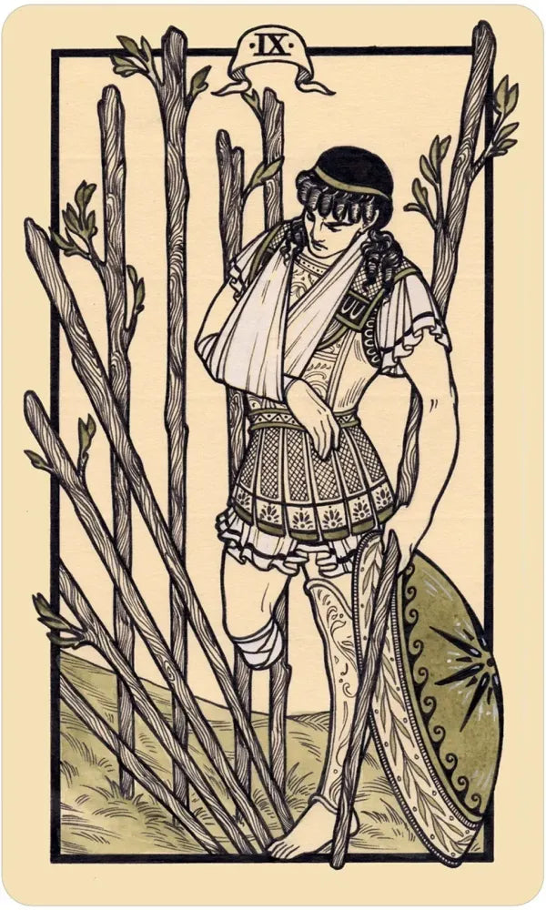 9 of wands card