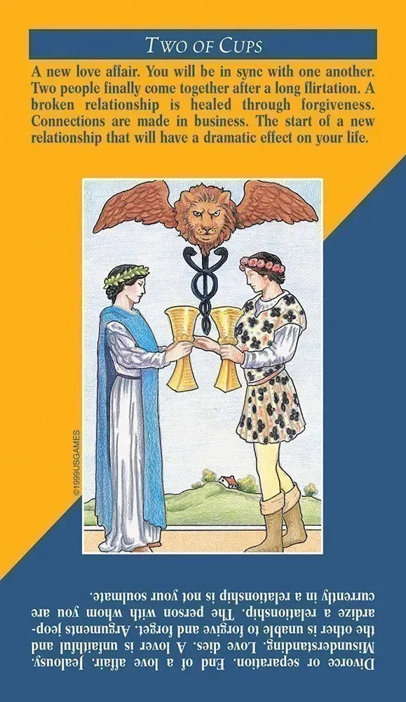 2 of cups card