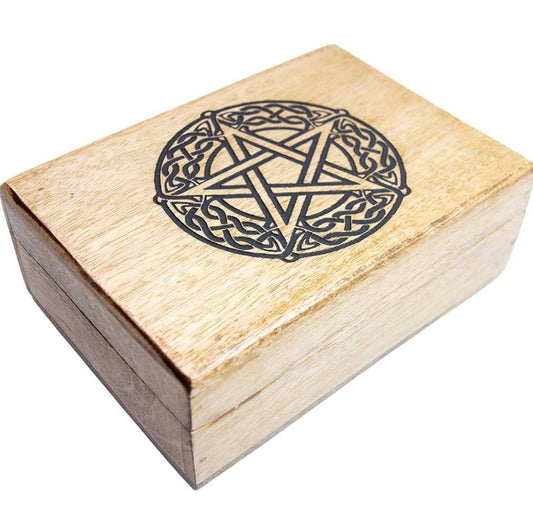 Box - Mango Wood Pentacle (5 x 7")