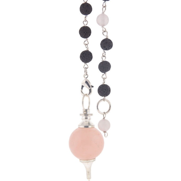 rose quartz sephoroton pendulum