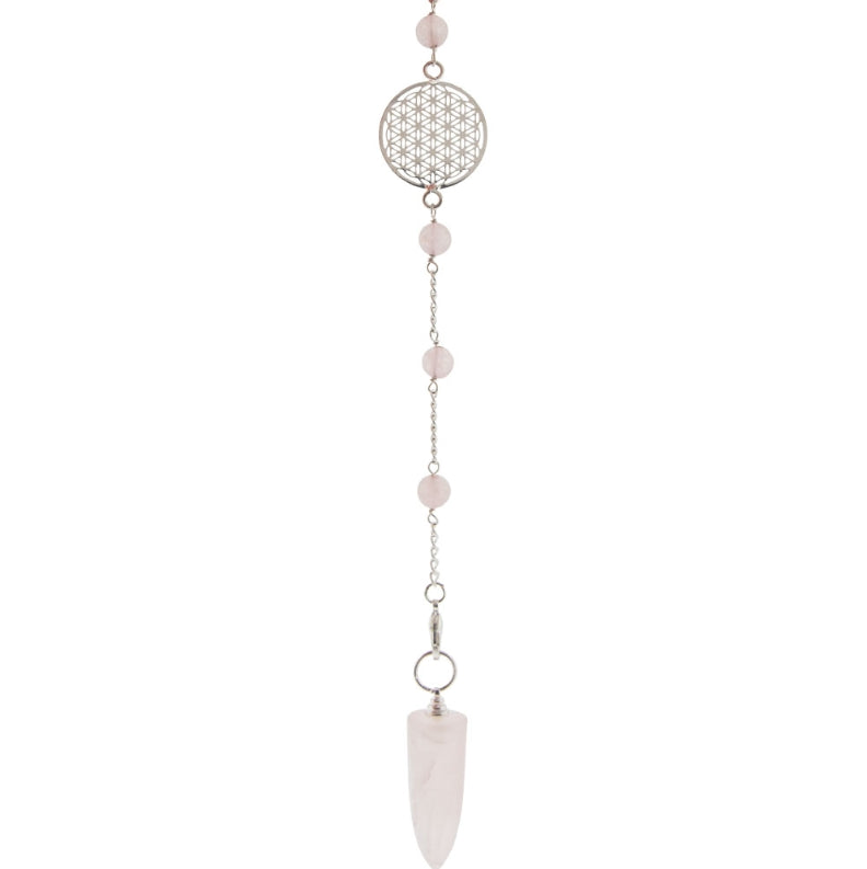 rose quartz pendulum