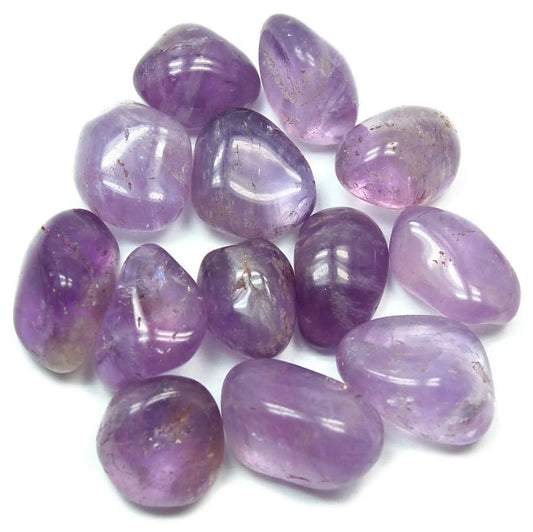 amethyst tumbled stone 