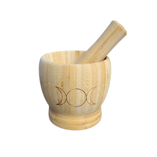 Mortar & Pestle - Wooden 4 x 4"