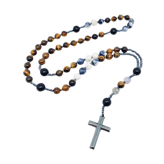 Rosary - Tiger Eye & Sodalite
