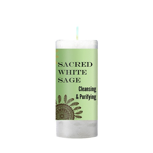 World Magic - Sacred White Sage Candle 2x4"