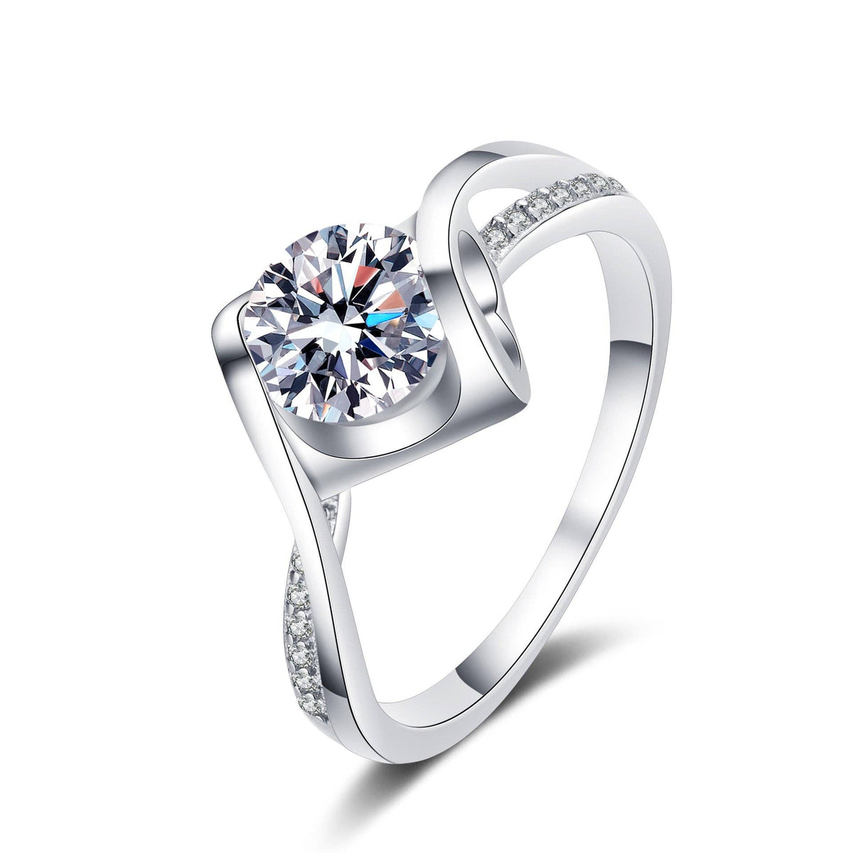 Ring - Moissanite Pave Sterling Silver