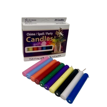 multicolor chime candle box of 20