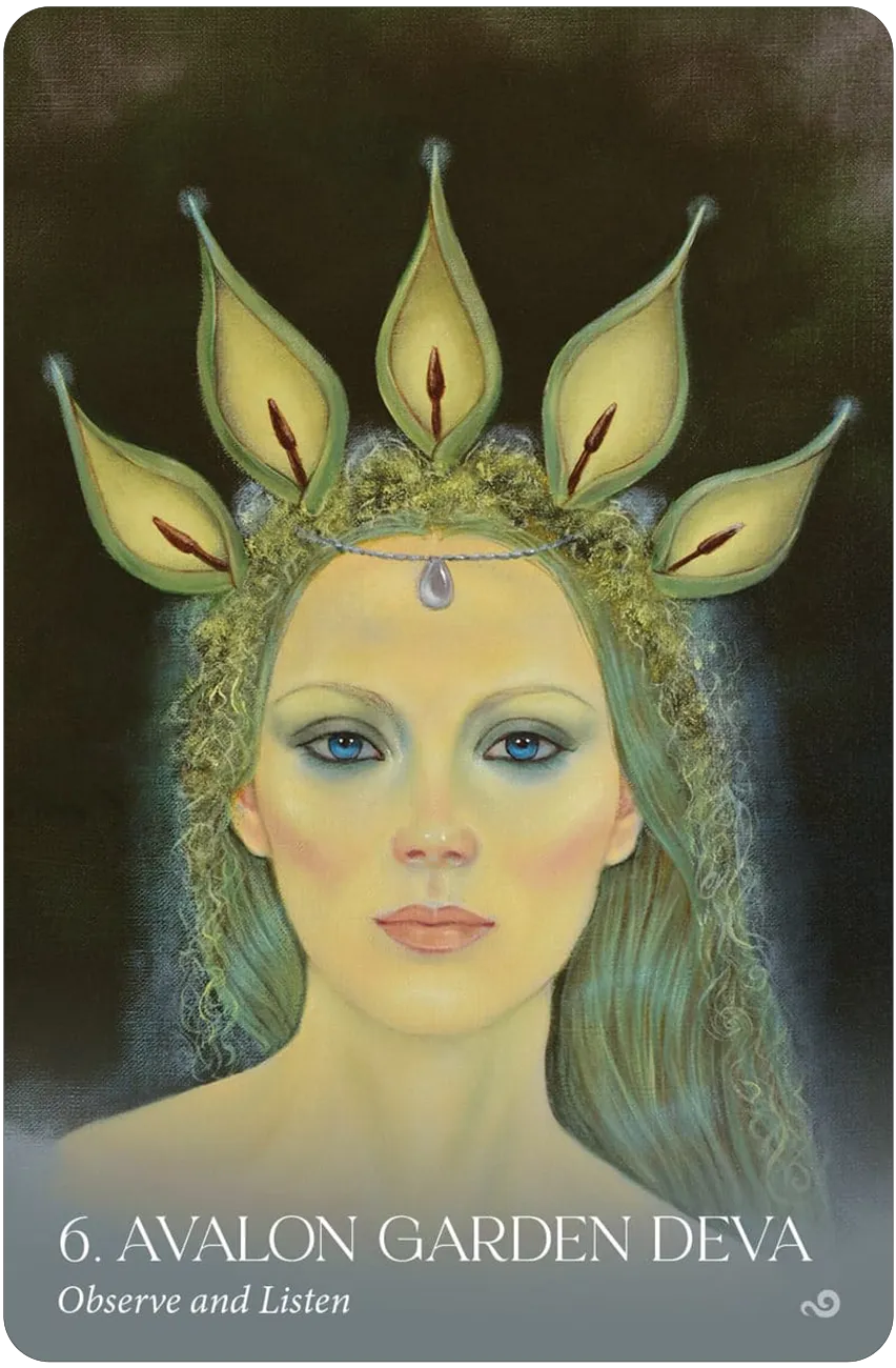 avalon garden deva card