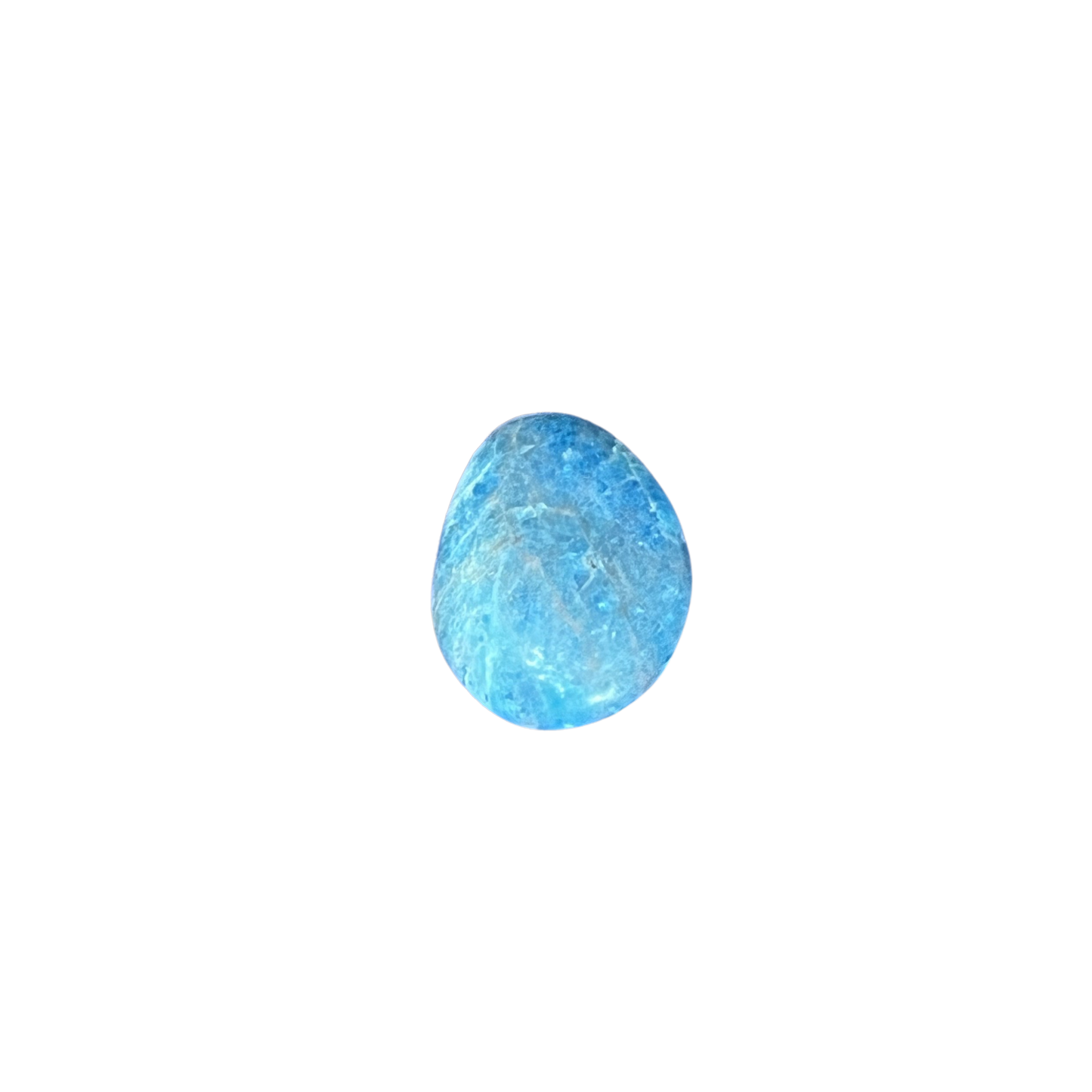 Blue Apatite Palm Stone