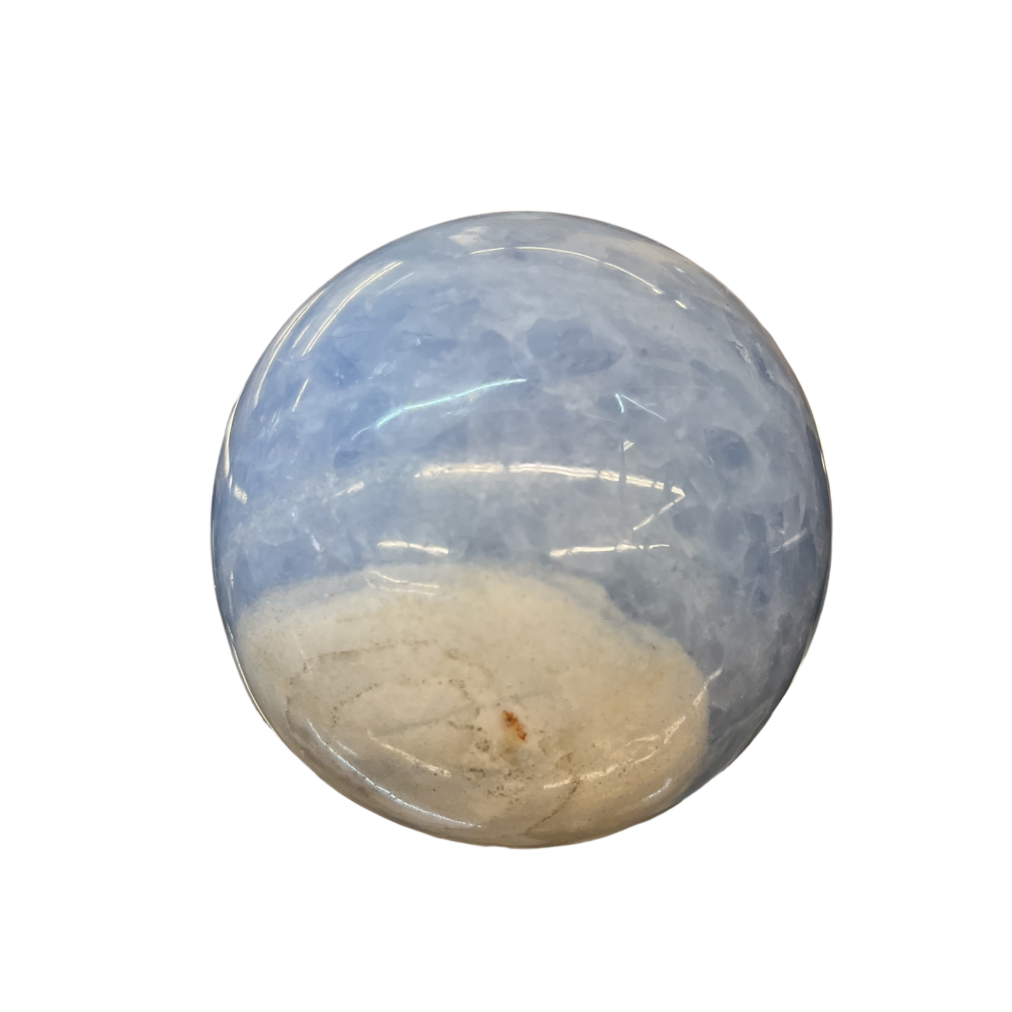 Blue Calcite Sphere 80mm