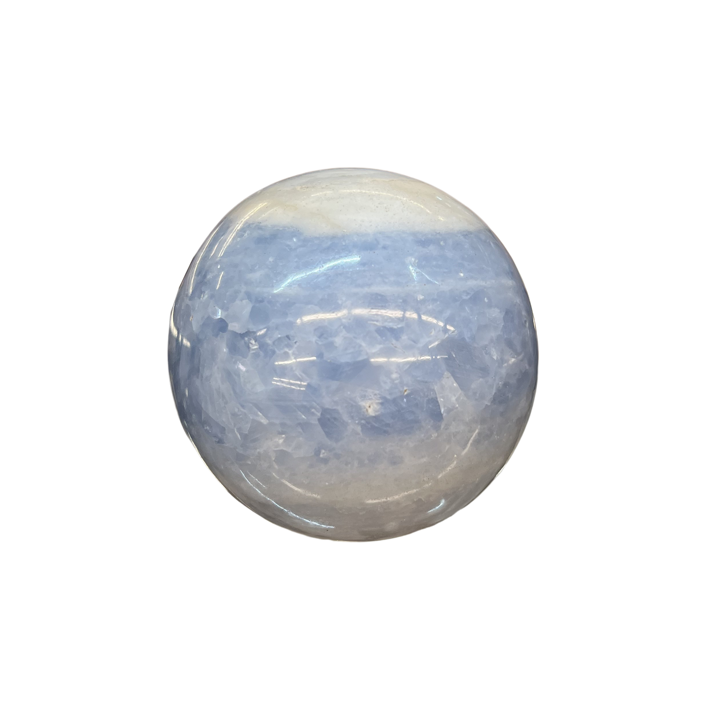 Blue Calcite Sphere 80mm