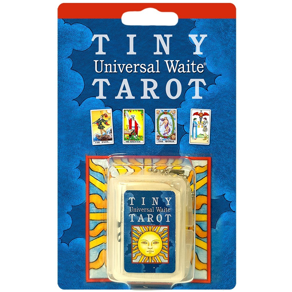tiny tarot keychain