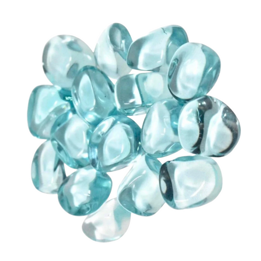 tumbled blue obsidian