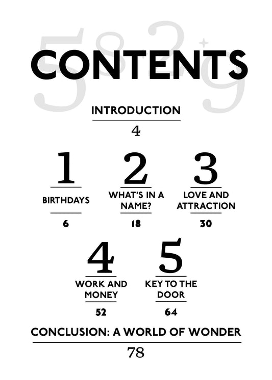 magic of number contents