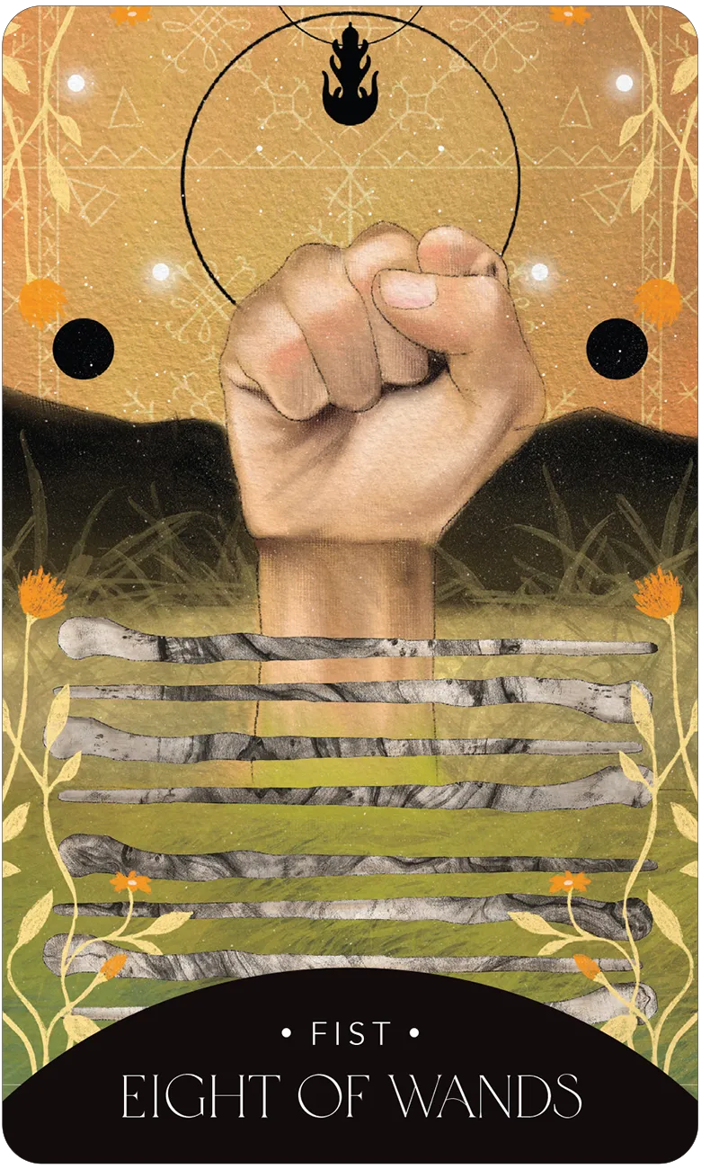 8 of wands card