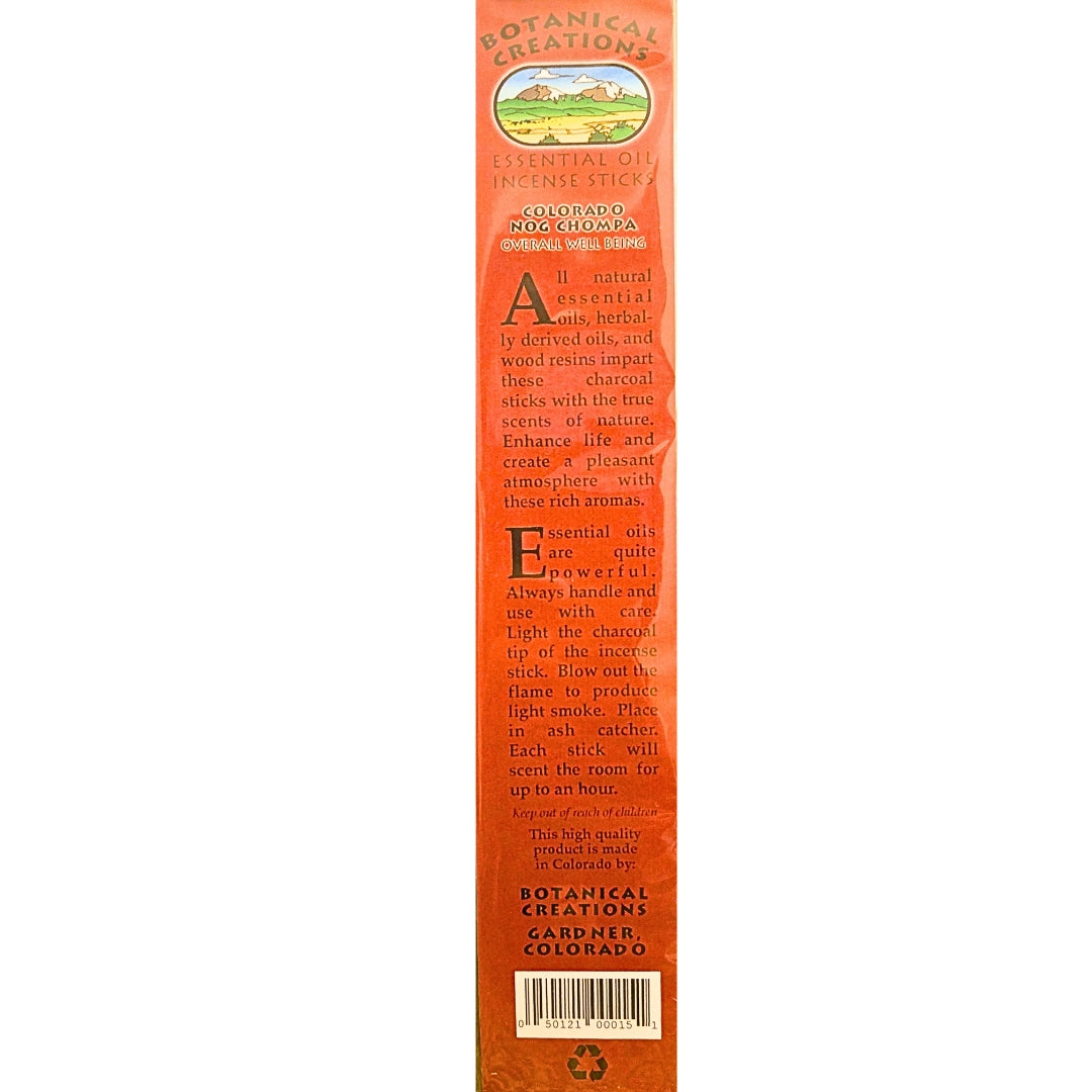 Botanical Creations: Colorado Nog Chompa Essential Oil Incense