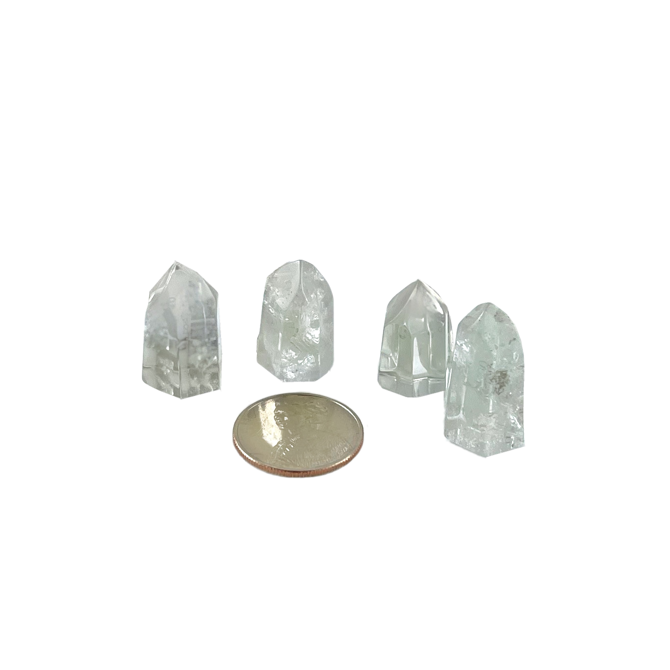 clear quartz point 4-9 g