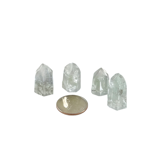 clear quartz point 4-9 g