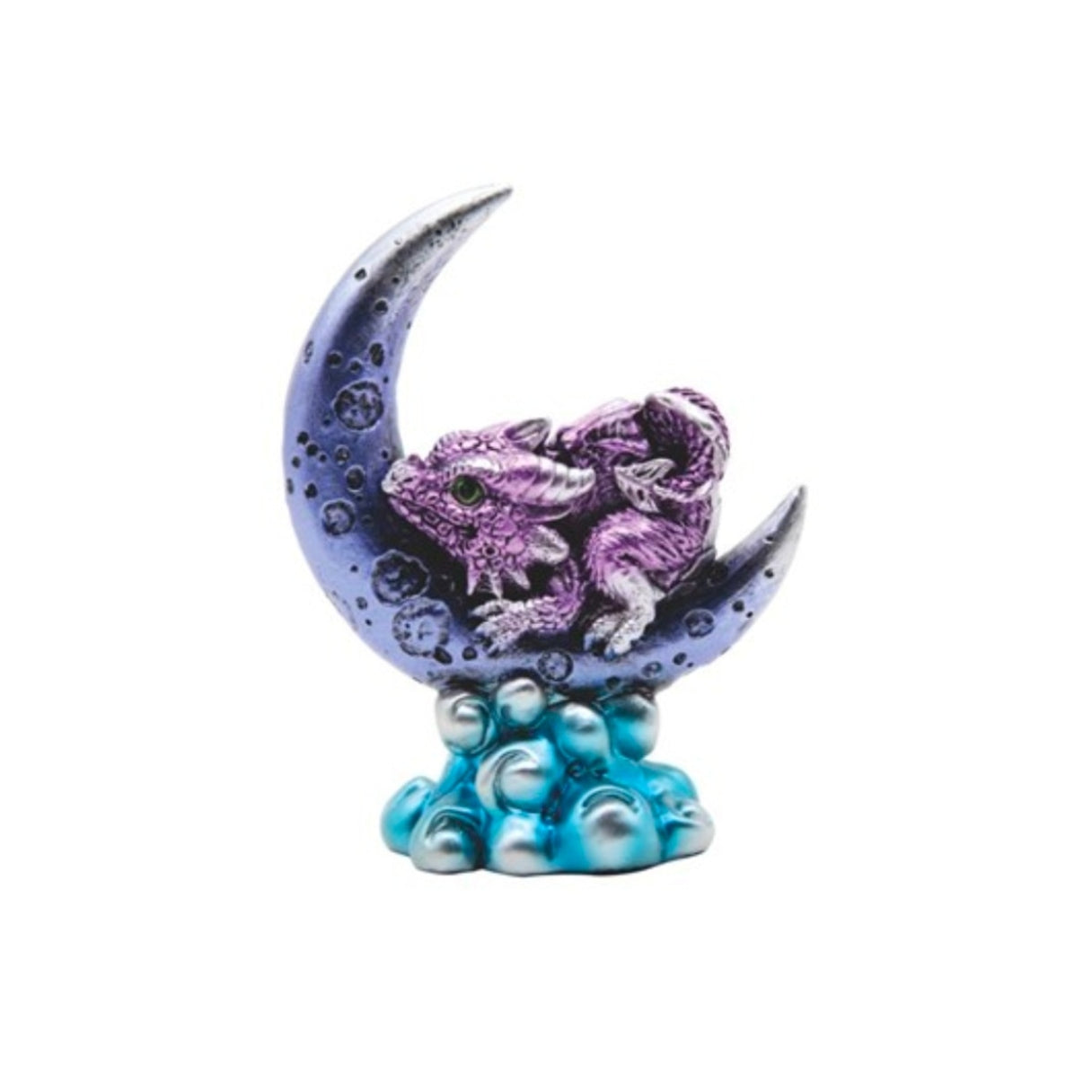 purple dragon on moon