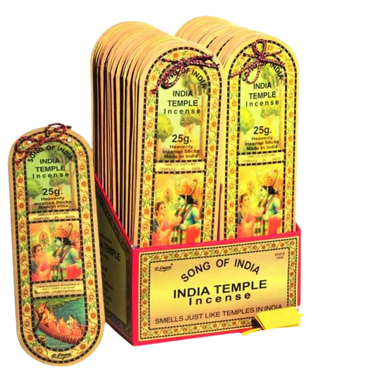 25g packs of India Temple Incense