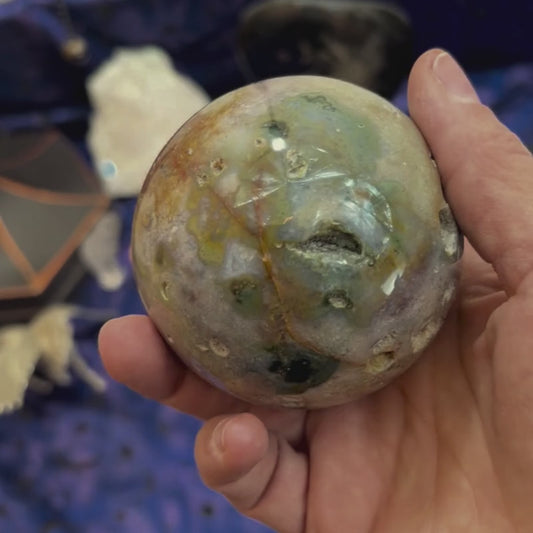 Ocean Jasper Sphere 70-80mm