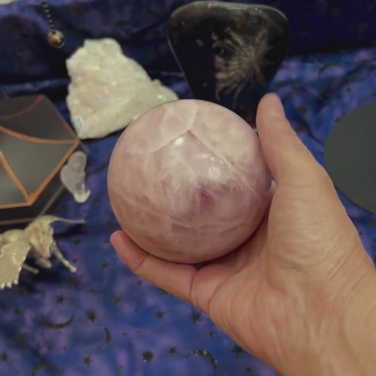 Rose Quartz Sphere 80mm