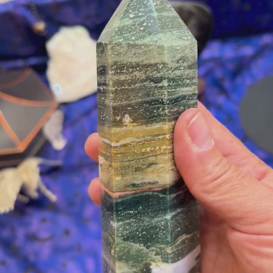 Ocean Jasper Tower 5.5"