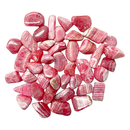 tumbled rhodochrosite