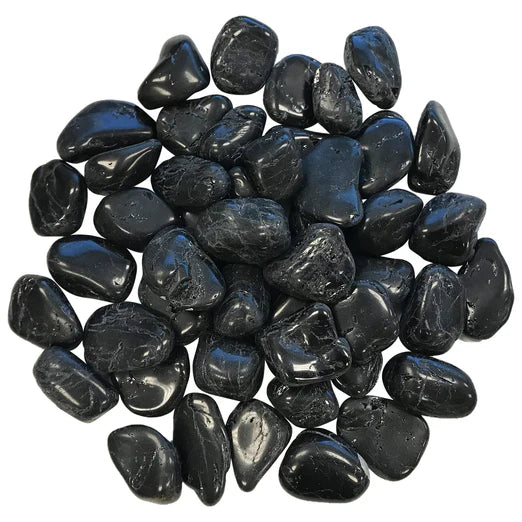 black tourmaline tumbled stone