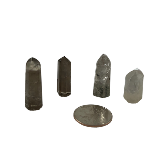 smoky quartz mini point .75in-1.5in