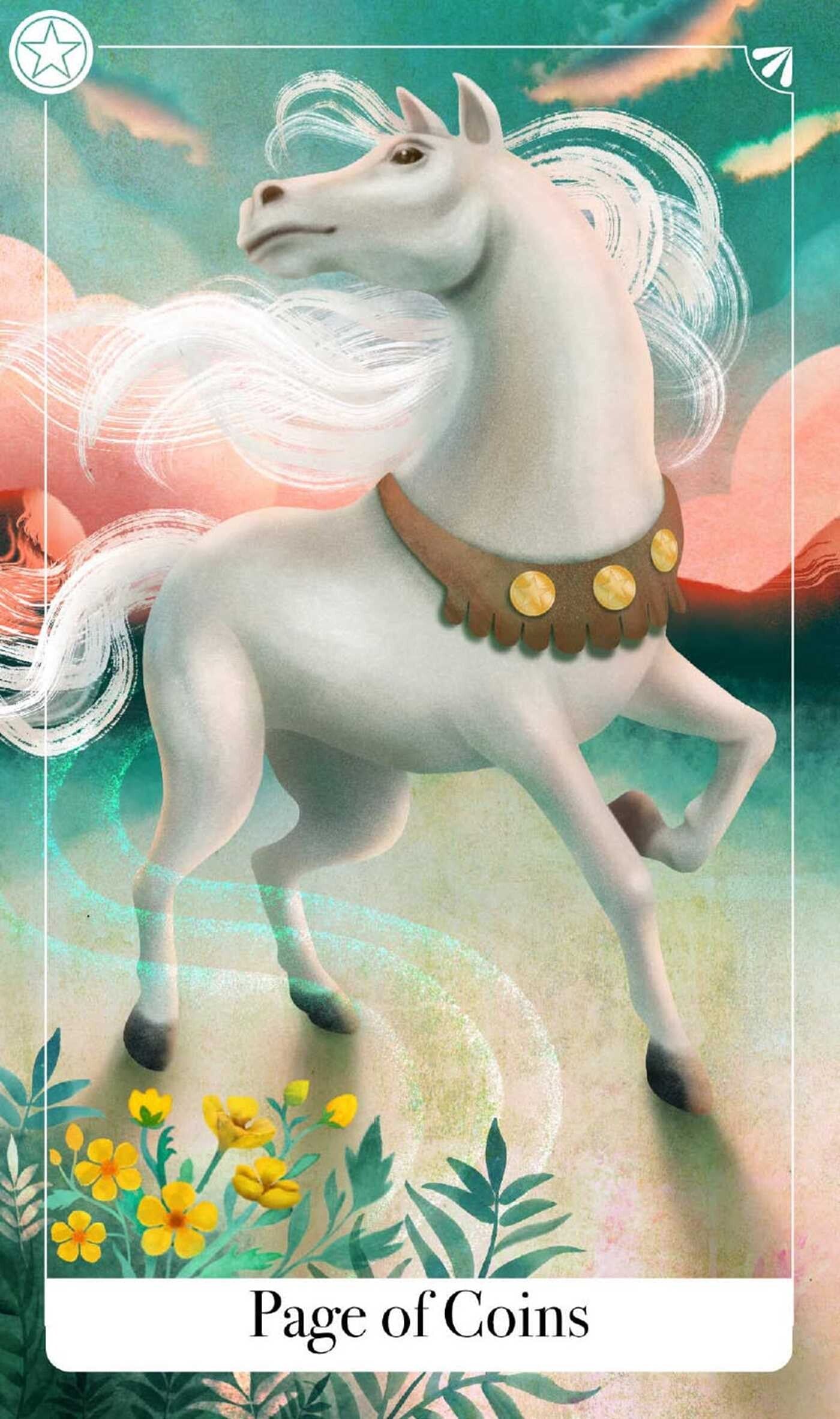 page of coins card