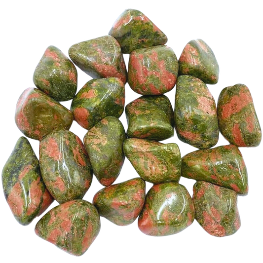 tumbled unakite