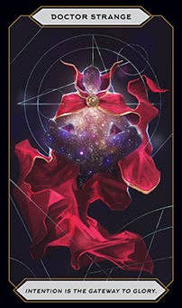 doctor strange; intention is the gateway to glory card