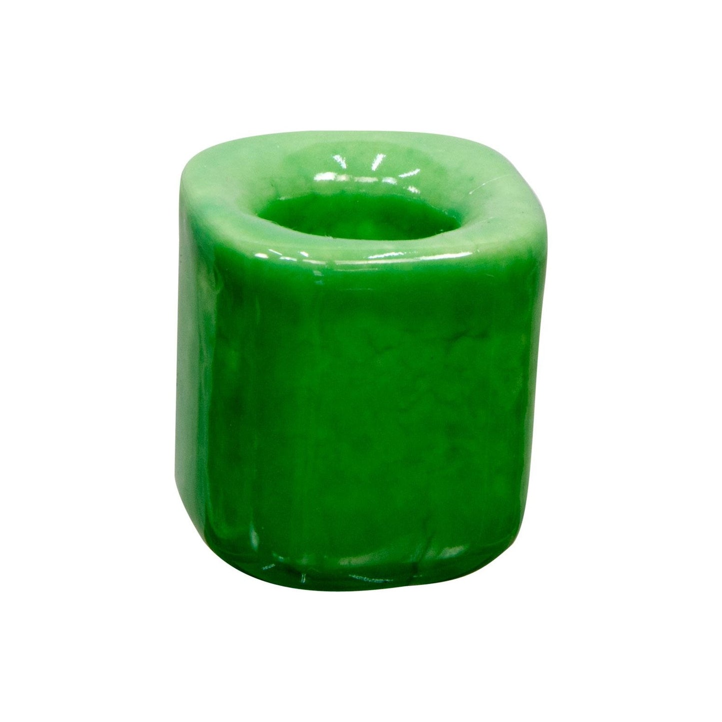 light green ceramic chime candle holder